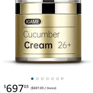Luxe Anti-aging Moisturizer Cucumber Cream w Ceramides Niacinamide